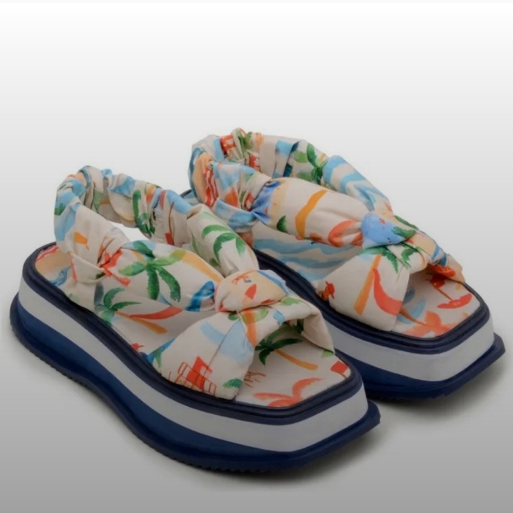 Farm Rio Copacabana Scarf sandals